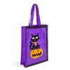 Kép 1/2 - Halloween-i ajándéktáska - 30 x 40 cm - macska és tök