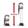 Kép 2/2 - Karácsonyi skandináv manó - teleszkópos lábbal - 44-90 cm