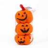 Kép 3/3 - Halloween-i tök dekoráció - 10 x 10 x 11 cm - 3 féle - 3 db / csomag