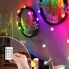Kép 2/4 - Smart fényfüzér - csillag - USB - 20 db RGBIC LED - 2 m - bluetooth