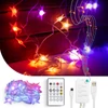 Kép 2/6 - Smart fényfüzér - csillag - zene mód - USB - 25 RGB LED - 5 m - Bluetooth
