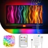 Kép 2/5 - Smart TV fényfüzér - USB - 30 RGB LED - 3 m - Bluetooth