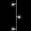Kép 5/8 - Fényfüzér - 50 db LED - hidegfehér - hálózati - 5 m - 8 program