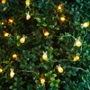 Kép 3/4 - LED fényfüzér - nyuszi és répa - 2 m - 20 LED - 2 x AA