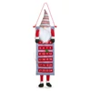 Kép 2/2 - Fali adventi naptár - 3D skandináv manóval - textil - 100 x 28 cm