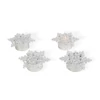 Kép 2/3 - LED-es jégkristály dekoráció - elemes - 4 db / csomag