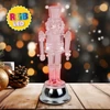 Kép 1/3 - LED-es ólomkatona dekoráció - RGB LED - 15 x 5 x 5 cm - elemes