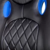 Kép 2/5 - Gamer szék karfával - fekete / kék - 71 x 53 cm / 53 x 47 cm