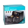 Kép 3/3 - Olaj nélküli fritőz - XXL - 230V - 2200W - dupla kosár, színes érintőkijelző - 4+4 L