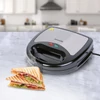 Kép 1/5 - Szendvicssütő - 3 az 1-ben - 220-240V - 800W - ezüst/fekete