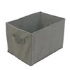 Kép 2/4 - Szövet tárolódoboz - 32 x 22 x 22 cm - szürke