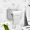 Kép 1/4 - WC-papír tartó - fehér - 145 x 130 x 123 mm - fehér