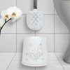 Kép 2/3 - WC kefe + tartó - pillangós - 49 x 13 x 13 cm - fehér