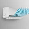 Kép 1/8 - Légterelő műanyag klímához - 57-105 cm