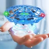 Kép 3/6 - UFO drón repülő gyerekjáték - LED-es, akkumulátoros - 11 x 11 x 4 cm
