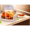 Kép 4/5 - Halogén légkeveréses sütő - 1400 W - 12L - fehér