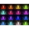 Kép 6/18 - Rózsa hatású RGB LED-es lámpa - akkumulátoros - akril - USB