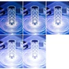 Kép 14/18 - Rózsa hatású RGB LED-es lámpa - akkumulátoros - akril - USB