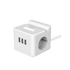 Kép 2/6 - WinningStar - Kocka elosztó - 2-es + 3 x USB + beépített lámpa - 2 m