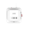 Kép 3/5 - WinningStar - Kocka elosztó - 8-as + 3 x USB + 1 x Type-C - 3 m
