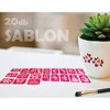 Kép 6/7 - Sablon szett - lányoknak - 21 db-os