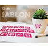 Kép 6/7 - Sablon szett - lányoknak - 15 db-os