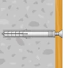 Kép 3/4 - Beütődűbel - 8 x 80 mm - 6 db / csomag