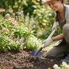 Kép 2/3 - Kerti szerszám - ásó - 50 cm - fa nyéllel