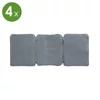 Kép 3/3 - Virágágyás / gyepszegély - 4 db / csomag - 24,5 x 10 cm - műanyag