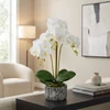 Kép 1/3 - Műnövény dekoráció - orchidea - 2 féle - 53 cm