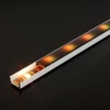 Kép 1/4 - LED aluminium profil sín - 2000 x 17 x 8 mm - U profil - fehér