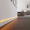 Kép 2/4 - LED aluminium profil sín - 1000 x 23(17) x 8 mm - süllyeszthető U profil - fehér