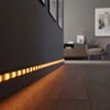 Kép 2/5 - LED aluminium profil takaró búra - fekete - 1000 mm (41011A1-hez)