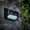 Kép 1/3 - Mozgásérzékelős szolár lámpa - 14 x 6,5 x 10 cm - 8 x SMD LED