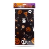 Kép 2/2 - Halloween-i asztalterítő - alumínium hatású - 137 x 183 cm - apró motívumos