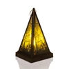 Kép 3/4 - Halloween-i LED lámpás - csontváz - melegfehér - fekete - 9,5 x 9,5 x 17 cm - 2 x AAA