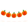 Kép 2/2 - Halloween-i dekoráció - tök lampion girland - papír - 2 m