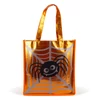 Kép 2/2 - Halloween-i ajándéktáska - pók - 30 x 33 cm - narancssárga
