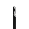 Kép 3/4 - Papír szívószál - fekete, kanállal  - 200 x 8 mm - 150 db / csomag