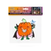 Kép 2/2 - Halloween-i ablakdekor - Csillámos, színes tök