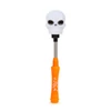Kép 2/3 - Halloween-i LED lámpa - rugós koponya - elemes