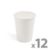 Kép 1/2 - Papírpohár - fehér - 2,5 dl - 12 db / csomag
