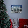 Kép 2/2 - LED-es fali hangulatkép - "Let it snow" -  2 x AA, 40 x 30 cm