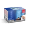 Kép 4/5 - Fényfüggöny - 100 db hidegfehér microLED-del - 3 x 1 m - 230V - távirányítós