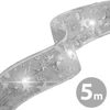 Kép 1/2 - Karácsonyi LED-es szalag - ezüst - 5 m x 5 cm - 50 LED - USB