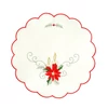 Kép 3/5 - Karácsonyi asztalterítő - hímzett - 29 cm - 3 féle