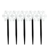 Kép 2/3 - Karácsonyi lámpa - 5 LED - jégkristály - 34,5 cm - melegfehér - 3 X AA