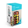 Kép 3/3 - Fém kávékapszula tartó - 35 db Dolce Gusto kapszulához - 165 x 165 x 320 mm - fekete