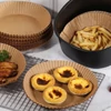 Kép 3/8 - Air fryer sütőpapír - olaj nélküli sütőhöz - kör - 20 cm - 50 db / csomag
