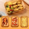 Kép 3/5 - Air fryer sütőpapír - olaj nélküli sütőhöz - téglalap - 14 x 22 cm - 50 db / csomag